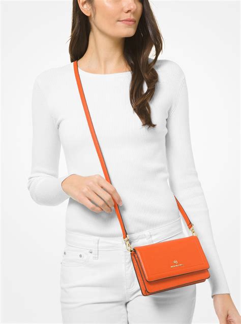 michael kors pebbled phone crossbody|michael kors smartphone crossbody.